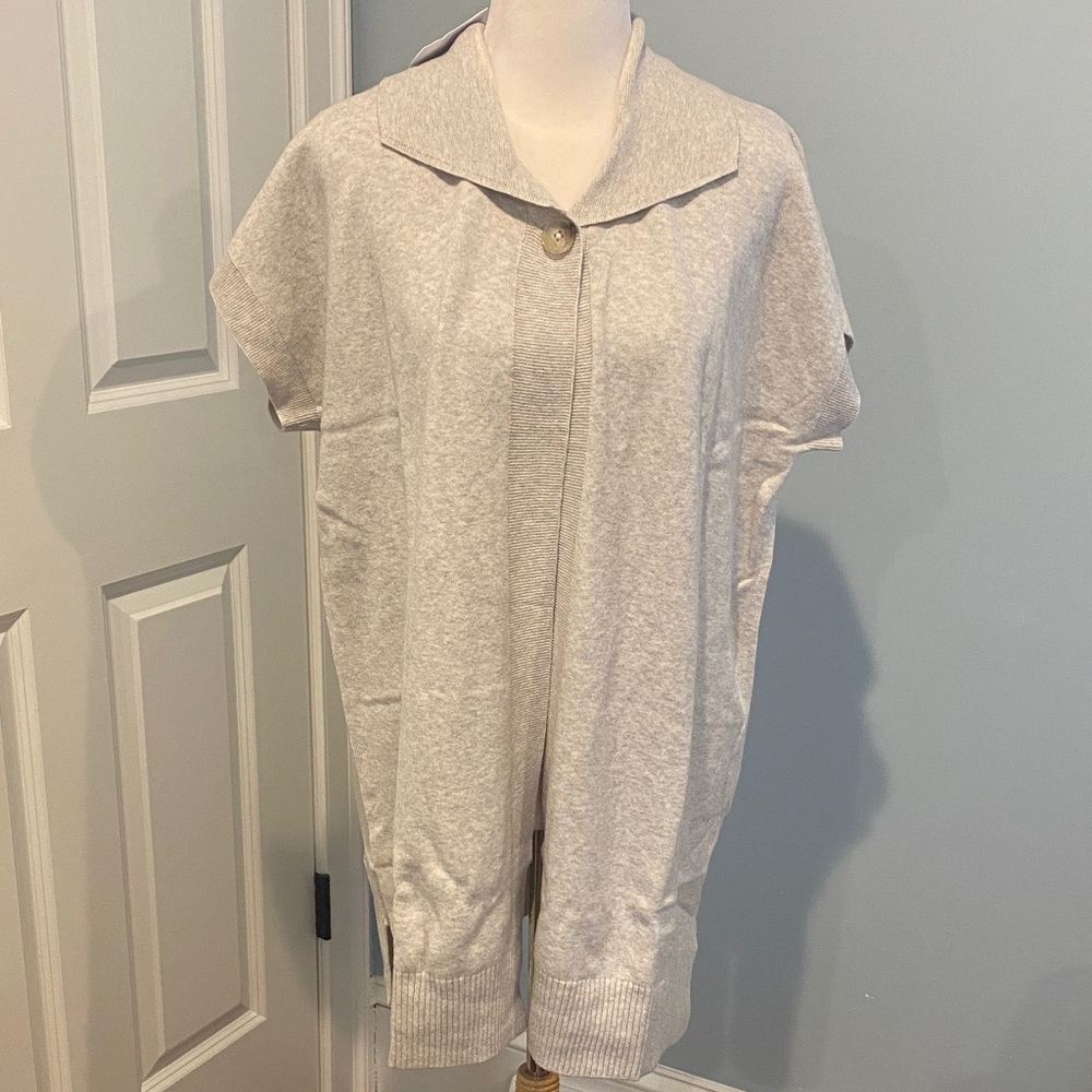 J. Jill Beige Knit Sweater